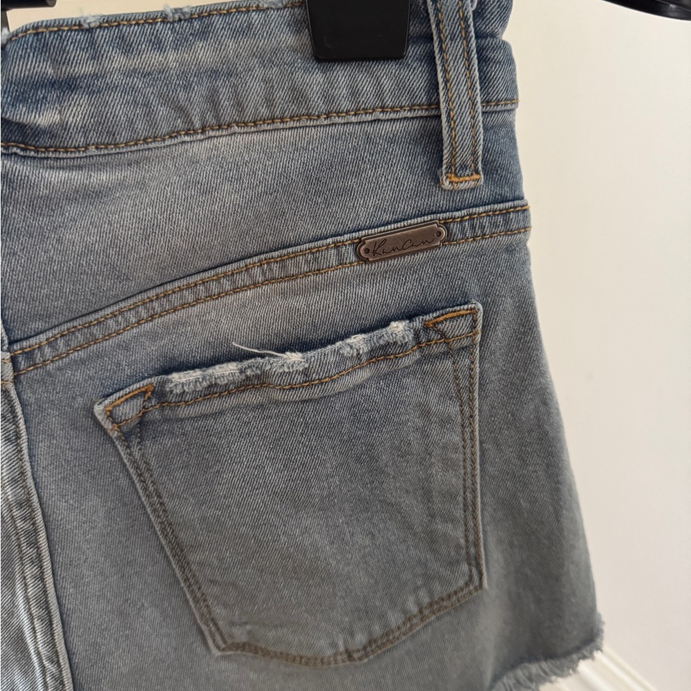 KanCan Light Blue Jean Shorts - Picture 4 of 8